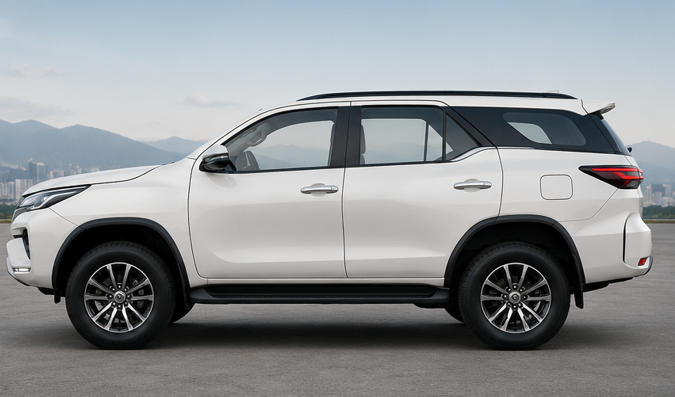 Toyota Fortuner side profile